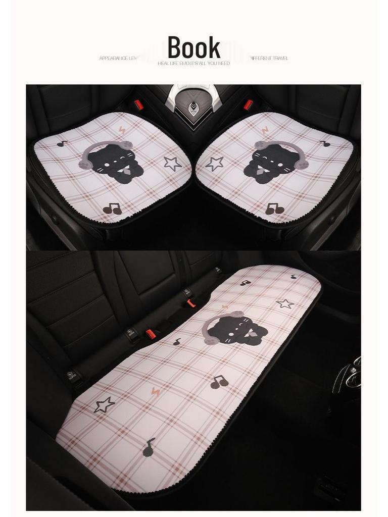 Cartoon Cute Four Seasons Car Seat Cushion for Geely ICON, Binrui, Xingrui, Boyue L, Xingyue L