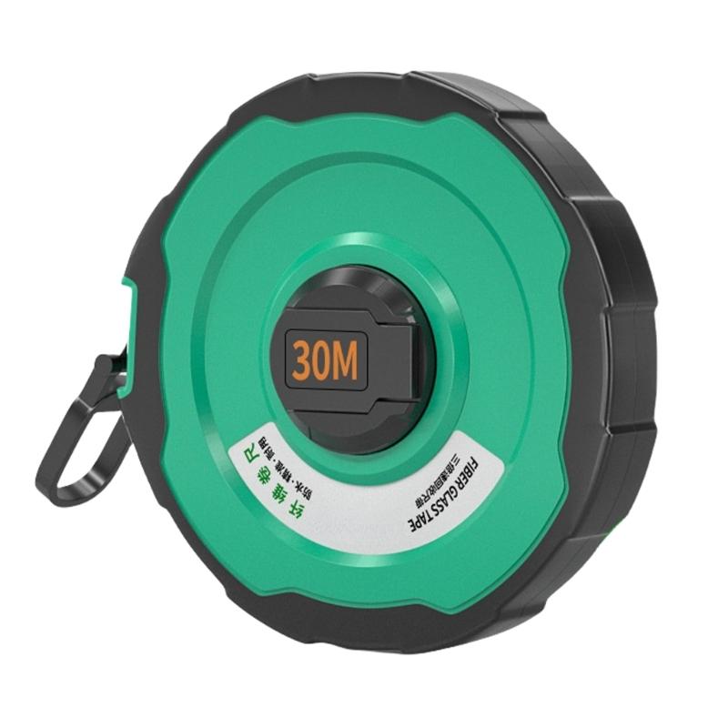 Waterproof Fiber Tape Measure Double Side  Scale Measuring Tape ABS Casing Tape Measure for Construction & DIY Projects