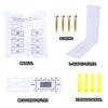 Crack Gauge Ruler Accurate Crack Monitoring Record Tool Crack Measuring Instrument For Wall Deformation