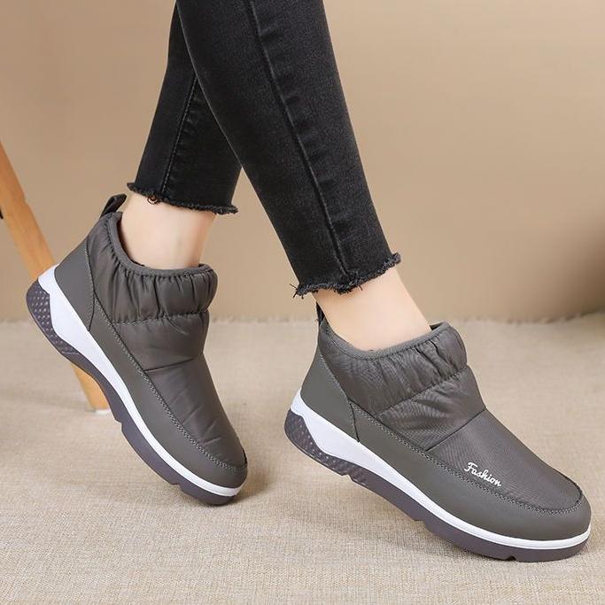 Lässige Rutschfeste Wintersportschuhe mit Weicher Sohle und Warmem Baumwolldesign
