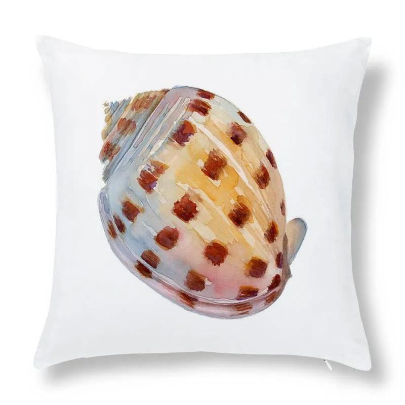 Shell Conch Decorative Pillowcase Living Room Office Home Pillowcase Car Ornaments