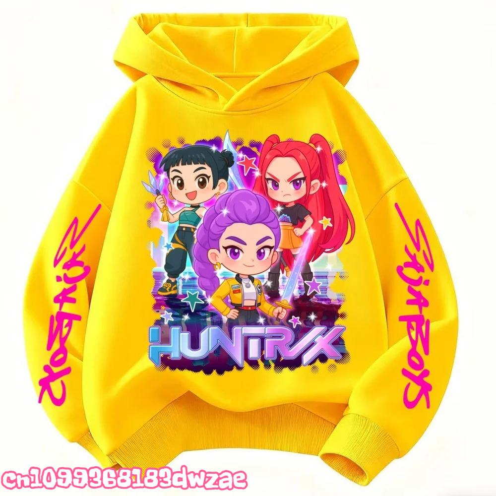 

KPop Devil Hunter Rumi Derpy Cartoon Girl Boy Hooded Sweatshirt Warm Children s Wave Fashion Casual Top Casual Girl Clothing 100
