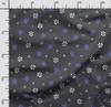 Soimoi Floral Print,  Cotton Cambric, Quilting Fabric Sold by The Yard 42 Inch Wide, Medium Weight Cotton Fabric, Sewing  Supplies,Blue &