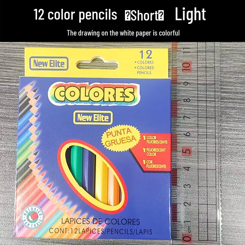 36-Color Oil-Based & Water-Soluble Colored Pencils for Kids - Ideal for Sketching and Drawing In Elementary School