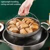 Multi-function Stainless Steel Steaming Tray Drain Basket Large Capacity Veggie Drain Basket For Home Use