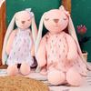 45CM Cartoon Long Ears Rabbit Doll Soft Plush Toys for Children Rabbit Sleeping Mate Stuffed Plush Animal Toys Kids Easter Gifts