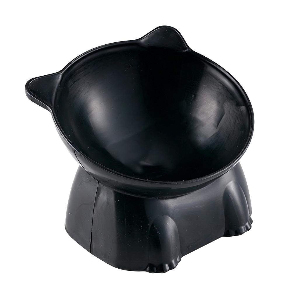 New Elevated Cat Bowls Stress Free Feeder and Waterer with Base Anti-Vomiting Tilted Raised Nonslip No Spill Dropship Pet Bowls