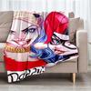 Harley Quinn Theme Printed Blanket - Perfect for Couch, Bed, Travel & Outdoor Use | Machine Washable, Cozy & Durable.