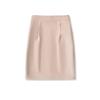 Elegant PU Leather Hip-Hugging Skirt: Retro, Slimming, Built-In Padding, Slit Midi Design for Women - Autumn/Winter