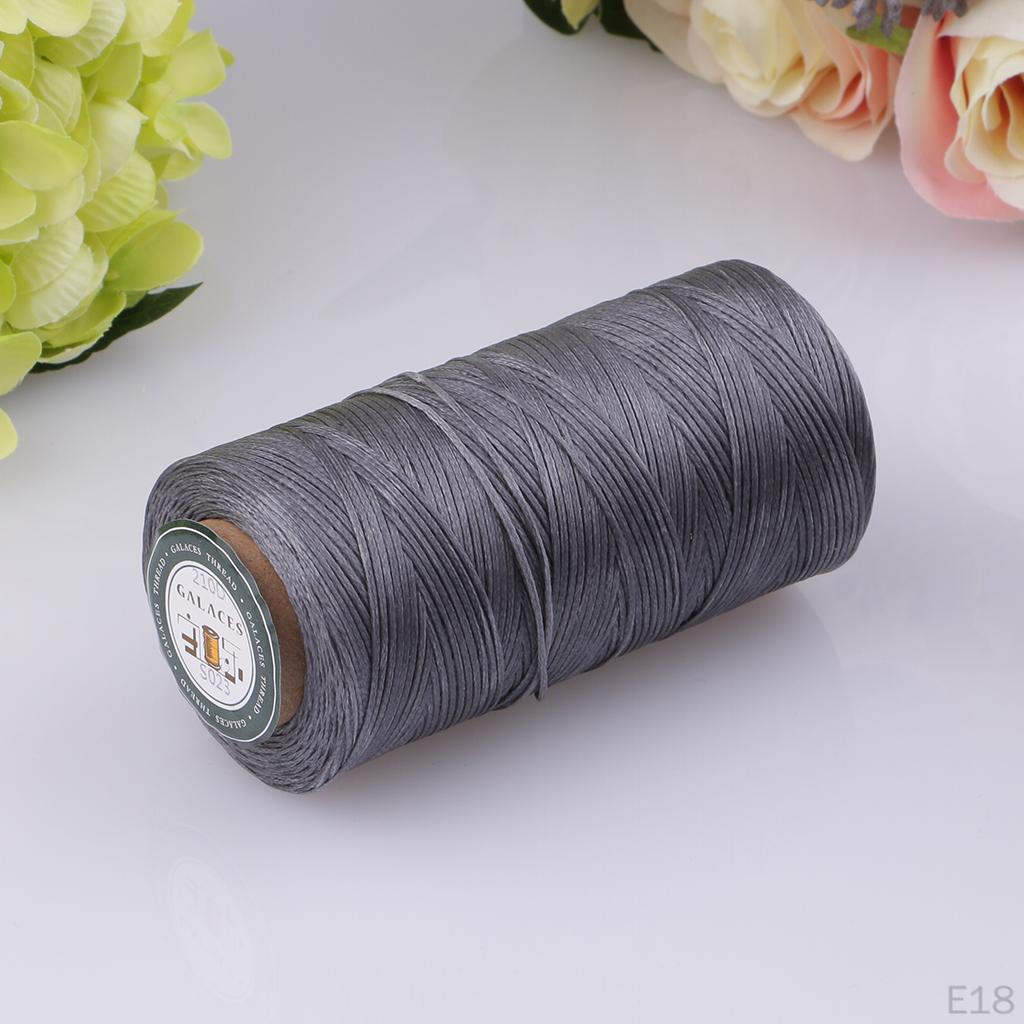 1 0m 1mm Polyester Waxed Thread Flat Cord String Sewing Craft