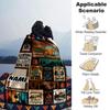 Camping Adventure Theme Customize Your Name Home Blanket S Comfortable Soft Lightweight Allseason Multipurpose Blanket For Picnics Sofas Offices Beds