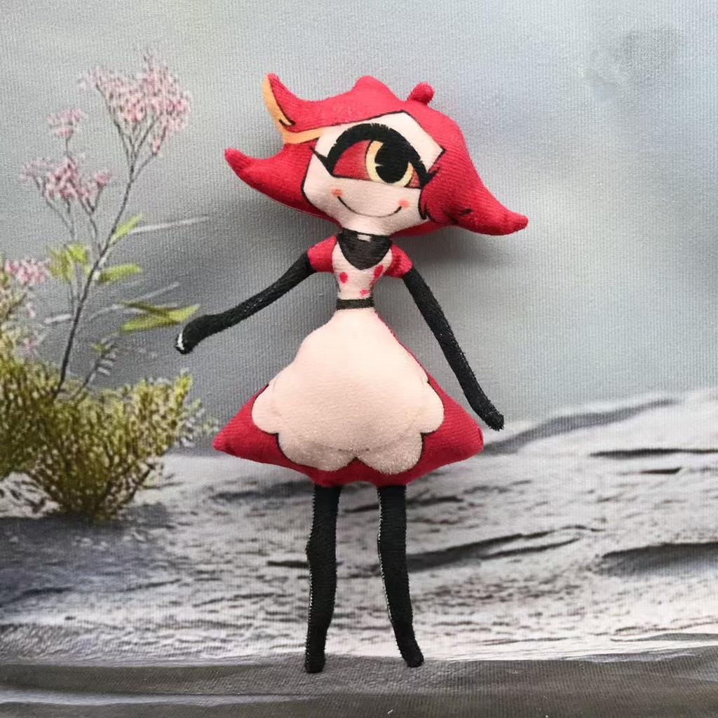 Neu Heiß Hazbin Hotel Plüschtiere Alastor Vox Vaggie Niffty Weich Gestopft Anime Figur Puppe Niedlich Sammlerstück Lustiges Design Spielzeug Fans Geschenk