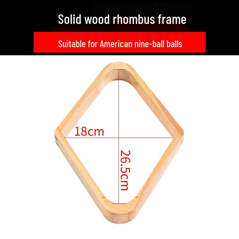 Jun Dingying Pine Billiards Ball Rack