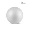10CM 12CM 15CM Modelling Polystyrene Styrofoam Foam Ball White Craft Ball For DIY Christmas Party Decoration Supplies Gifts Hot