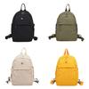 Nylon Multifunction Shoulder Bag With Solid Color Pattern For College Students