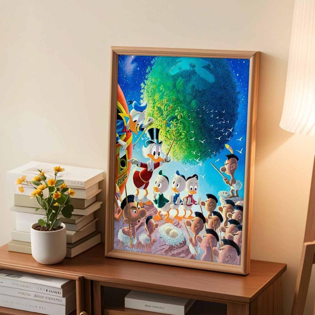 5D Diy Diamond Painting Donald Duck and His Nephews Full Drill Rhinestones Mosaic Embroidery Handmade Products Home Decor Gift