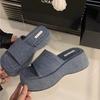 Platform Slippers Women's Summer Wear New Super Fire Cool Slippers Women's High Heels Beach Shoes Drag