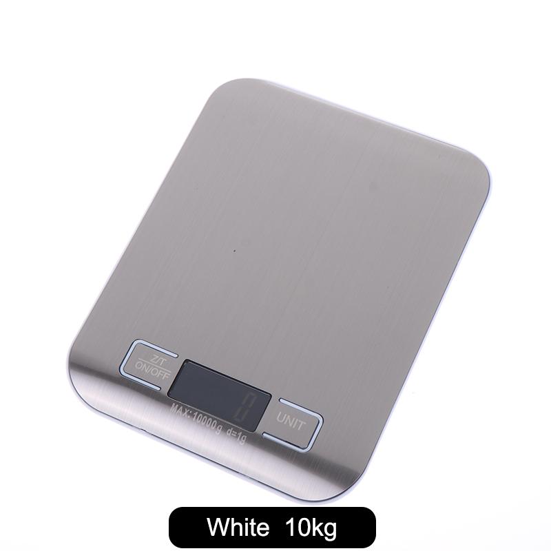Digital Kitchen Scale Led Display Stainless Steel Panel Electronic Scales Home Jewelry Food Snacks Weighing Baking Tools