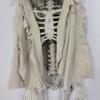Halloween 5.5ft Skeleton Simulation Human Plastic Skeleton Haunted House Prop Skeleton Decoration