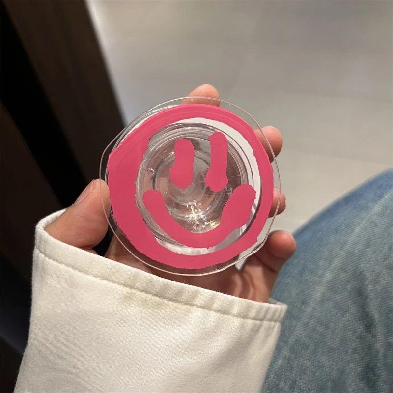 Korean Style Instagram Smiley Flower Magsafe Magnetic Suction Phone Airbag Holder Detachable Rotatable Extendable Suitable Apple