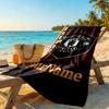 Manchester Personalized Name Beach Towel Soft Durable Quick-Dry Suitable for Sports Travel Swimming Yoga Bathroom Beach And Pool
