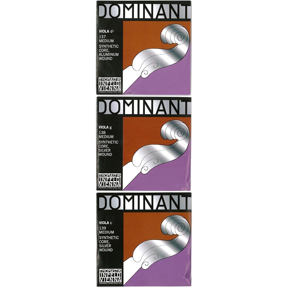 Thomastik Dominant Viola String Set D G C 4/4 Size