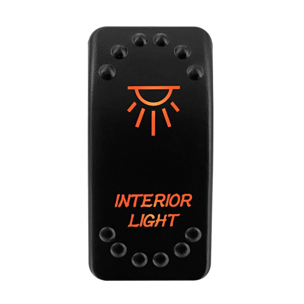 12V 24V Laser Rocker Switch Orange Led Light ON OFF / ON OFF ON for Car Boat Polaris RZR Can-Am ATV UTV RV Maverick Commander