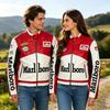 Windproof Motorcycle Riding Jacket Men Women PU Leather Cycling Outerwear Season Neutral Fit