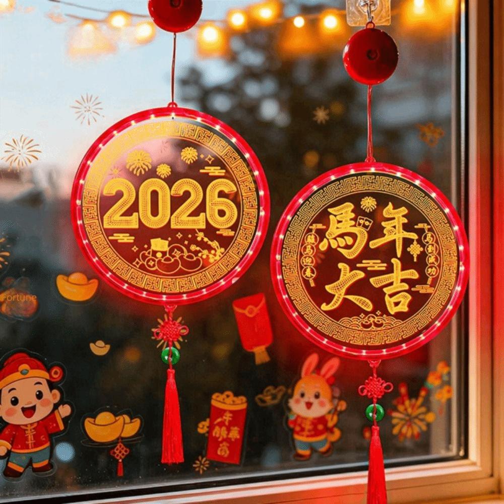 Acrylic New Year Lantern Red Hanging Lights New Red Hanging Lanterns  Chinese New Year