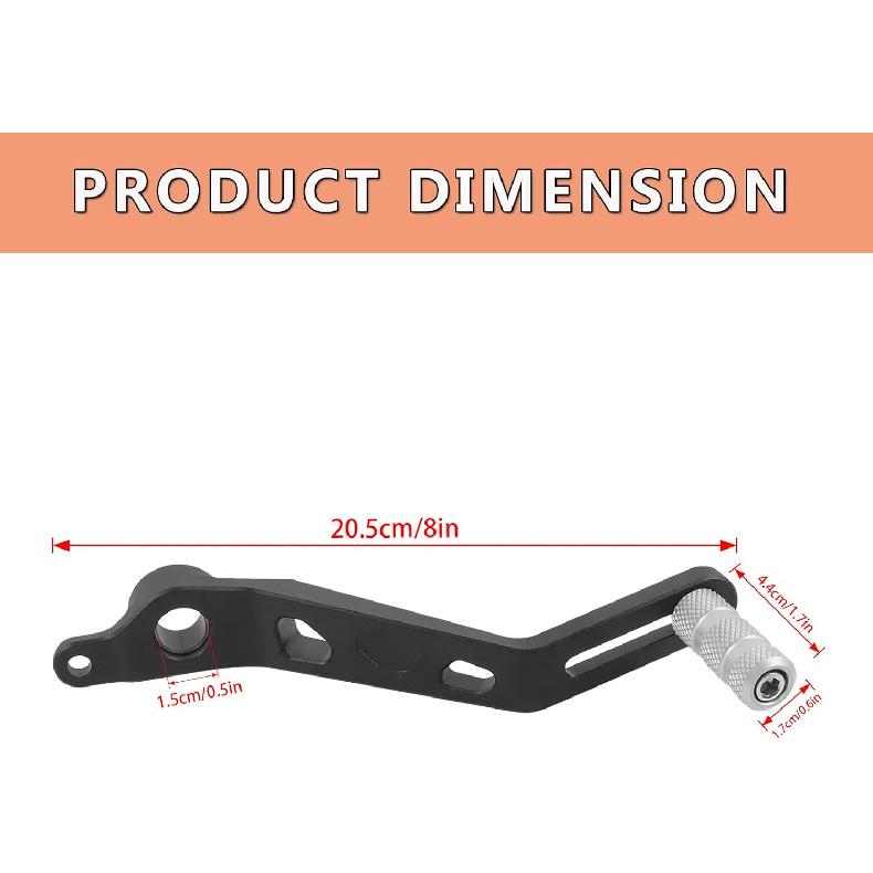 Motorrad Schaltgetriebe Schalthebel Schalthebelpedal Ersatz für Honda CB500 Hornet NX500 2023 2024 CB750 2022-2024 CNC Aluminium Schalthebel