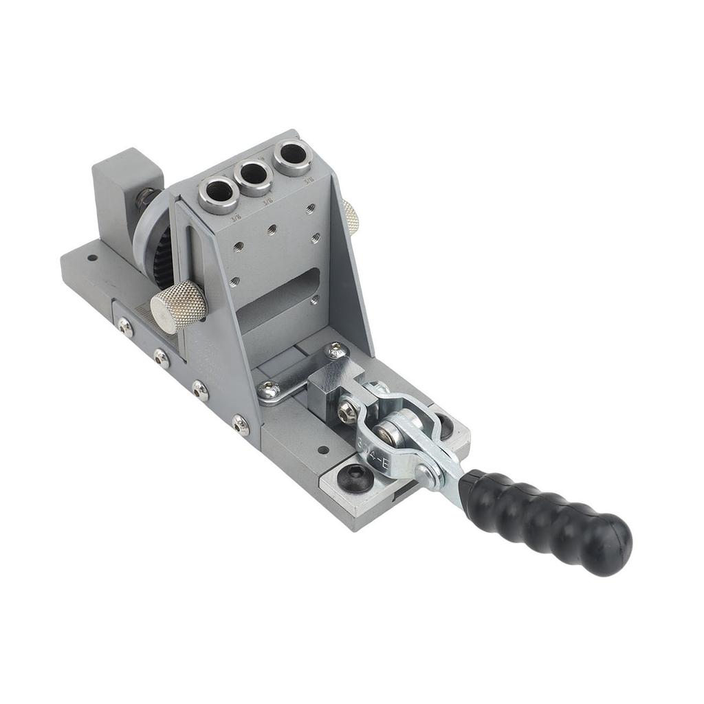 9.5MM Pocket Hole Jig Kit DIY Woodworking Carpentry Locator 15 Degree Drilling Angle High Accuracy