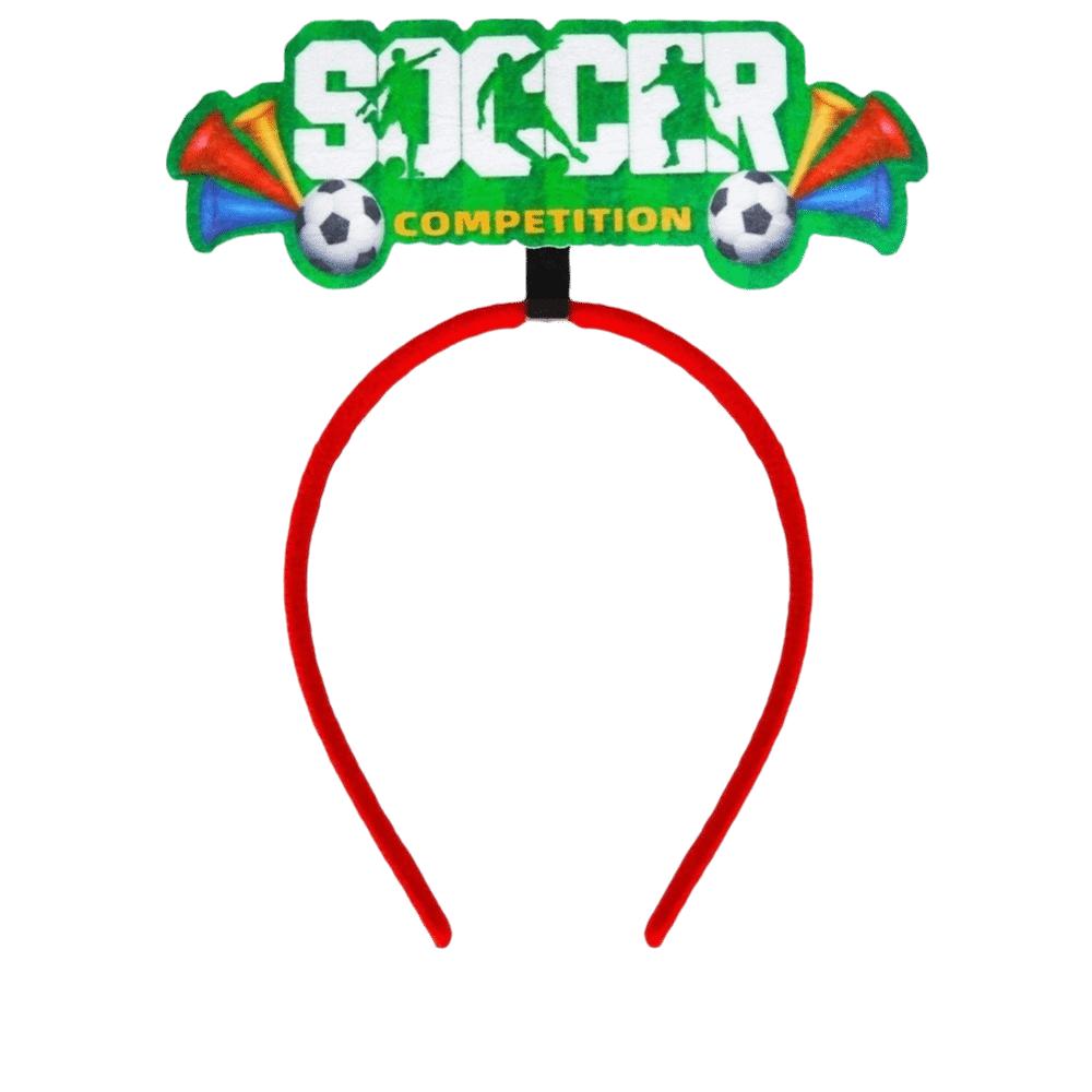 Plastic Soccer Fan Headband Charming Design Cheering Hair Band Photo Props