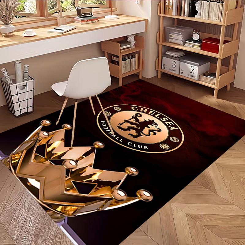 Chelsea F.C Print Rug, Washable Floor Carpet, For Entryway Dorm Laundry Room Office Study, Home Decor Birthday Christmas Gift