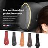 Leather Car Headrest Protect Cover Universal Interior Accessories For Mercedes Benz W211 W124 W176 W177 C180 C200 C260 C300 GLC SO0