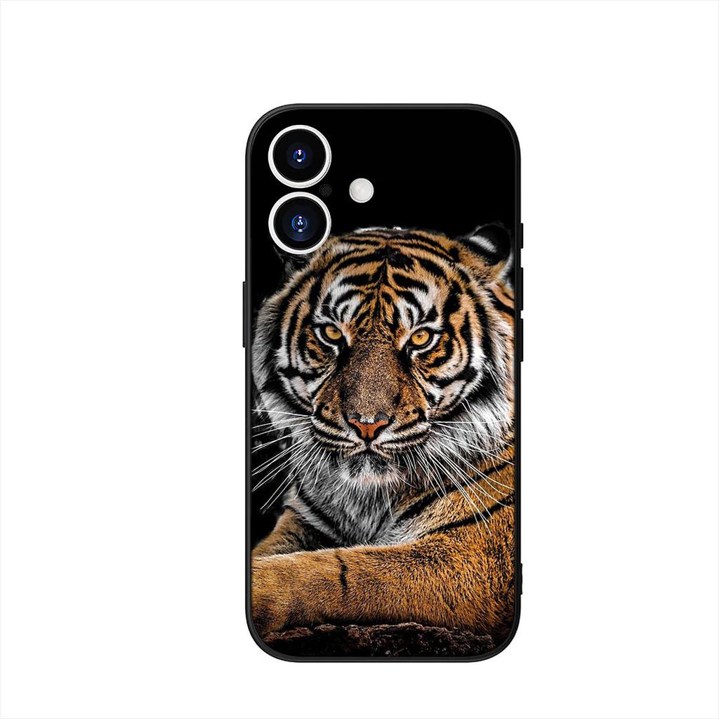 Phone Cover for Apple iPhone 17 16 15 11 Pro XS Max XR 6 7 8 Plus + SE 2020 5 16E Case Tiger Animal Casing