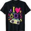 Liebe die 80er 80er Kostüm Retro Vintage T-Shirt