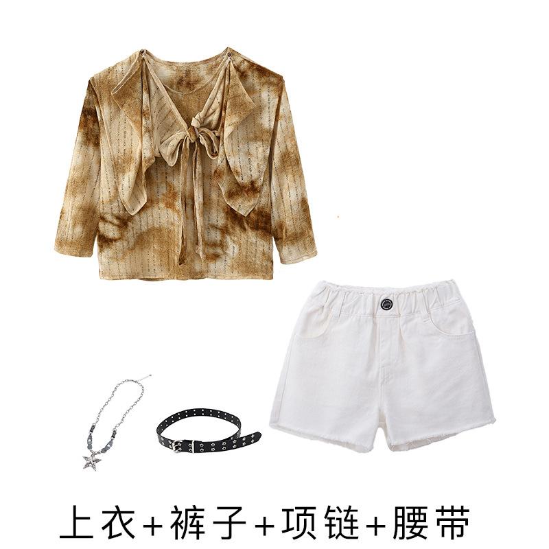 Jazz Dance Costumes Girls Jazz Wasteland Style Wear Autumn Street Dance Children Tide Dance Performance Costumes Suit