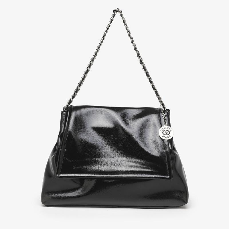 Large-capacity Chain Shoulder Bag for Women  Korean Summer New Style Fashion Commuter Underarm Bag Versatile Slant Straddle Women's Bag