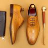 Summer Casual Leather Shoes Hollow Men'S Shoes Real Cowhide Breathable Business Dress Cool Leather Shoes