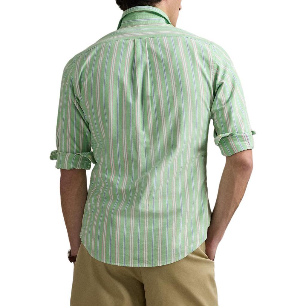 Polo Ralph Lauren Slim Fit Striped Long Sleeve Shirt Men Shirts 710925199-003