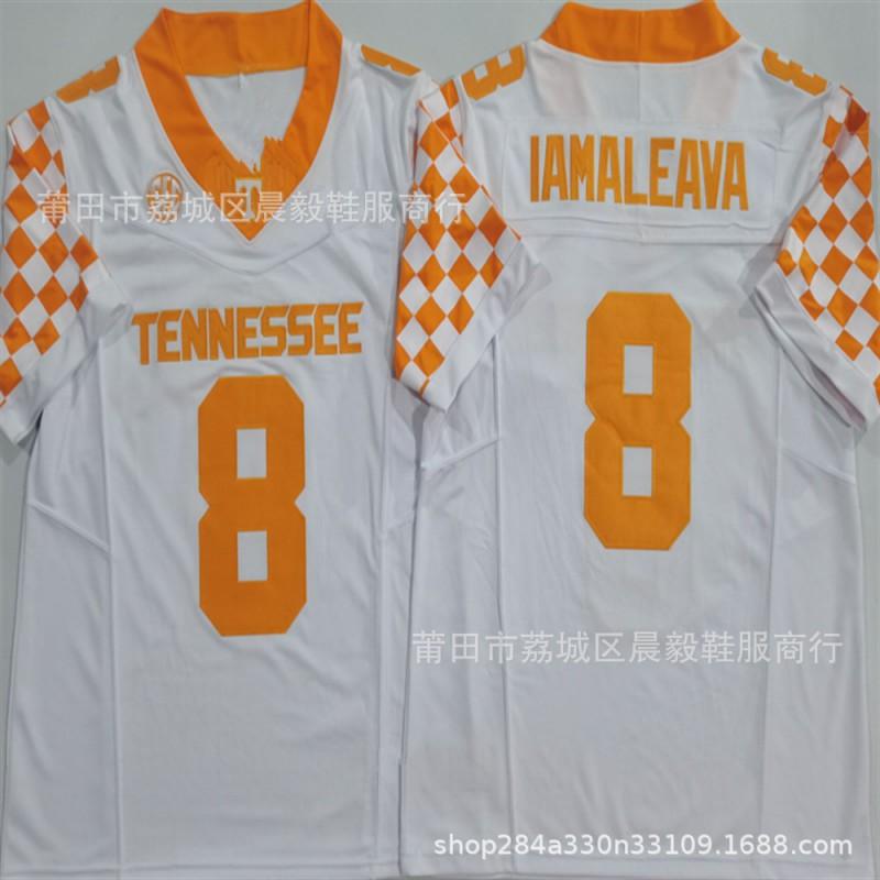 Maillot de Football Bulldogs Homme Mélange de Coton Brodé Uniforme d'Équipe Ligue Universitaire Entraînement