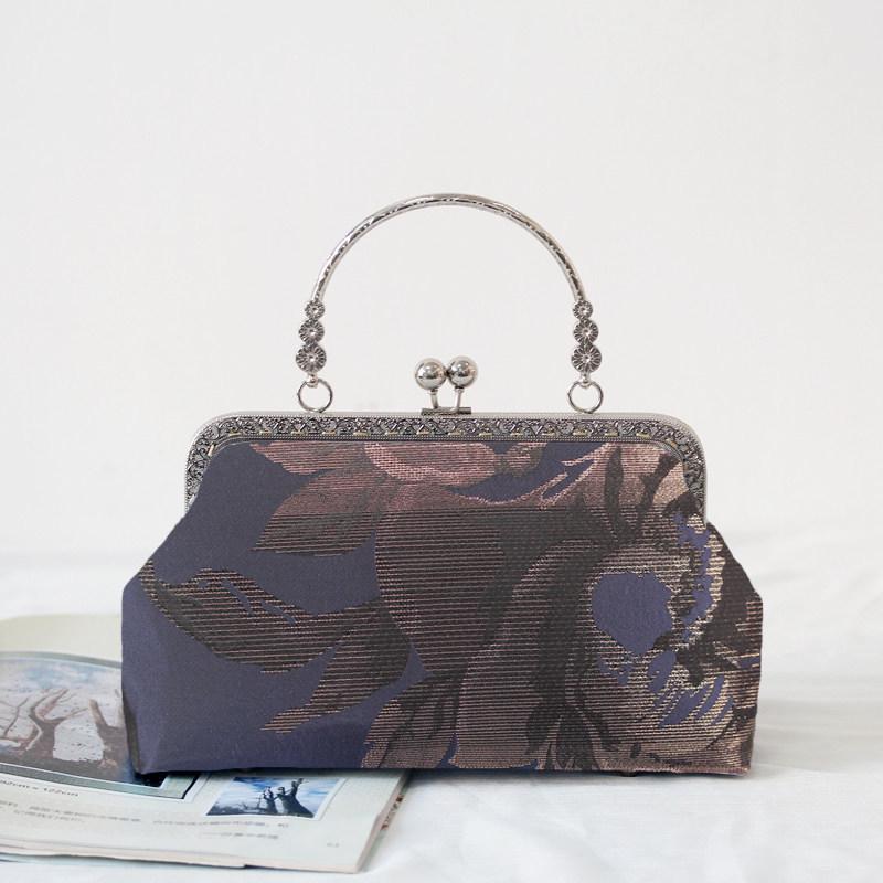 Short Style Handbag Material Kit - Handmade, Multiple Styles, Square Clasp Bag, Includes 20 Needles