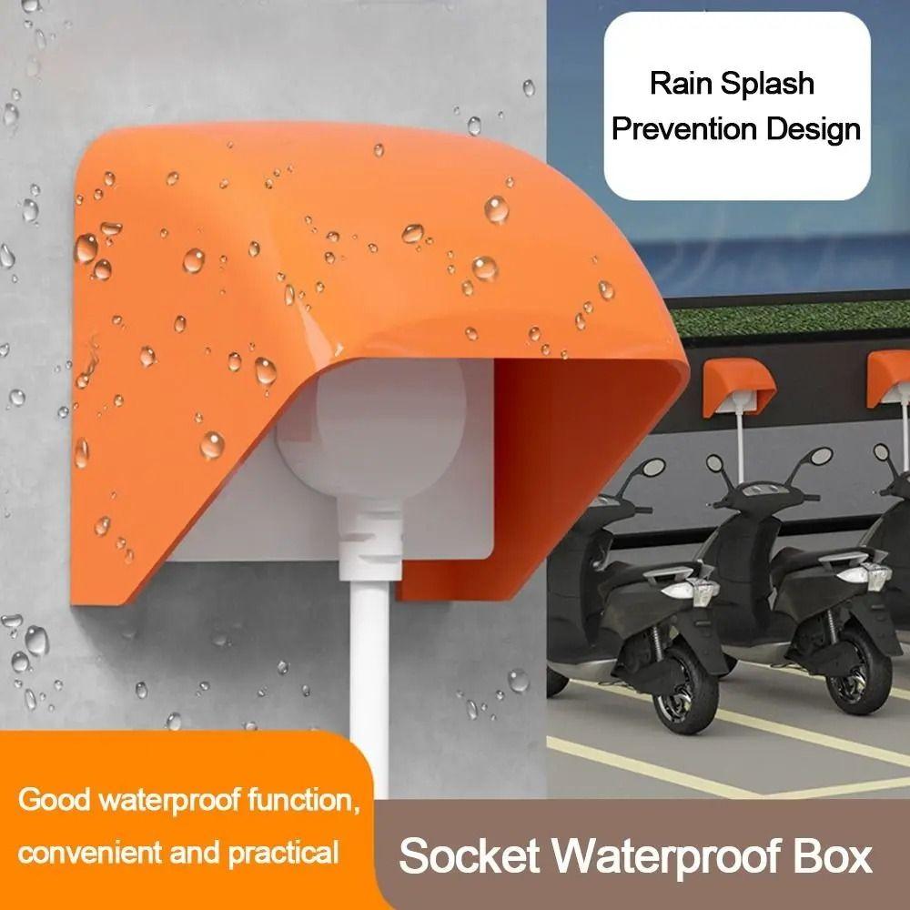 Rainproof Design Electric Plug Cover Waterproof Protection Waterproof Box  Socket Protection