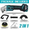588VF 6 hastighet 2 i 1 trådløs vinkelsliper bilpolerer børsteløs elektrisk vinkelsliper slipemaskin for Makita 18v batteri