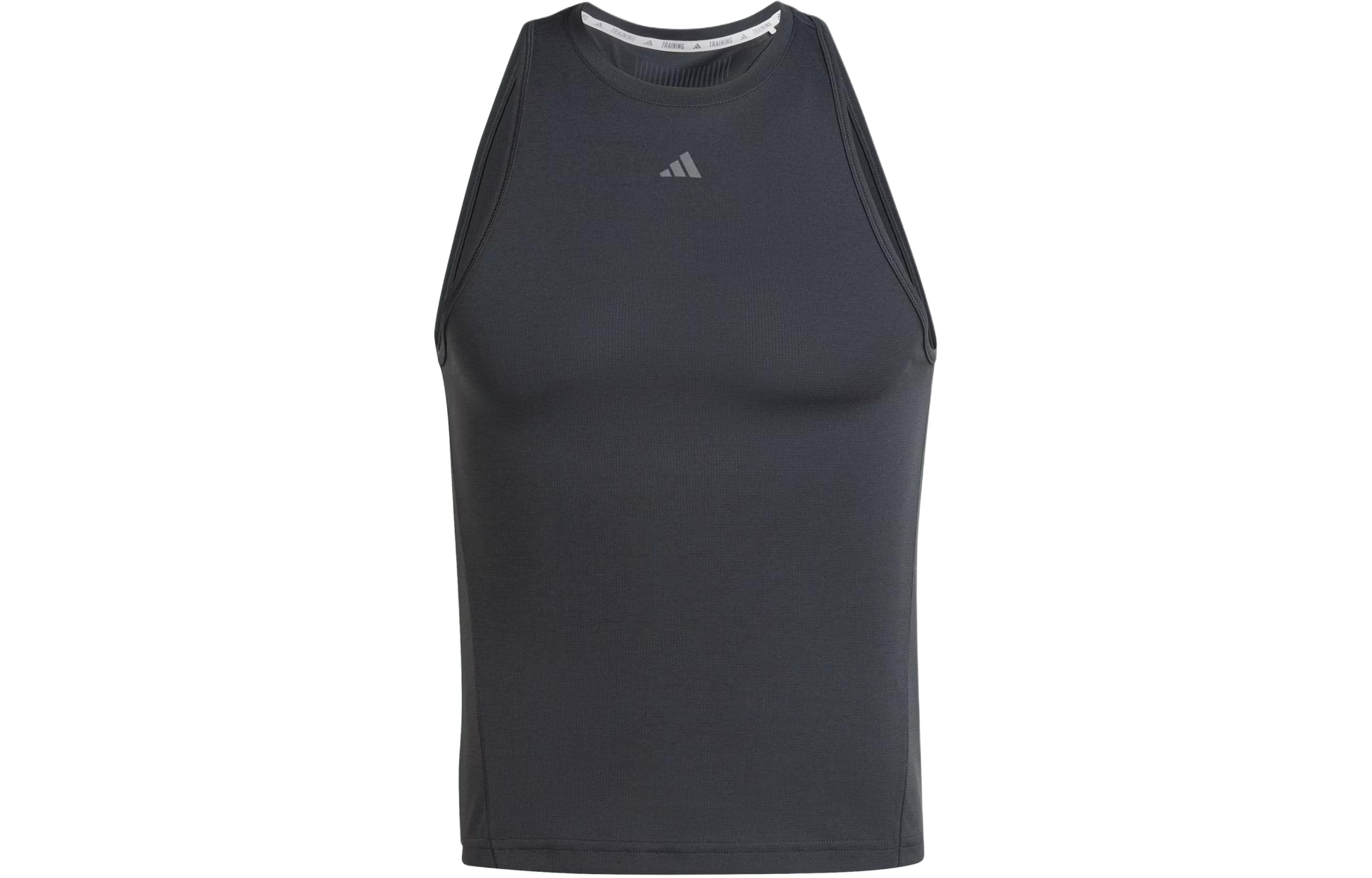 Adidas Tank Tops Women s Black Crew Neck Moderate Straight Fit IU1128 S