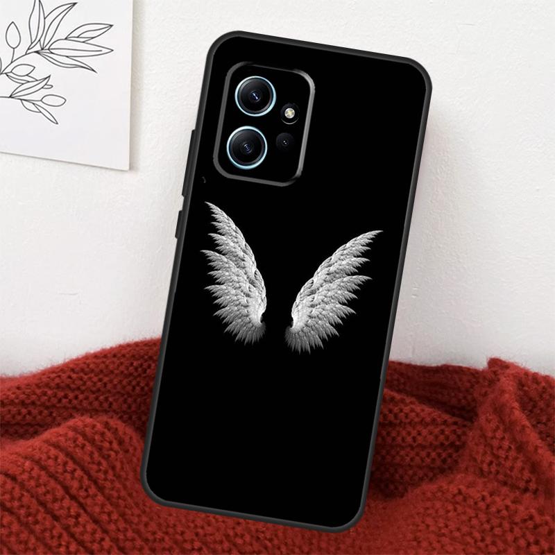 Wings Angel Devil Case For Xiaomi Redmi Note 14 10 11 12 13 15 Pro Plus Cover For Redmi 15 15C 13C 12C 10C 14C