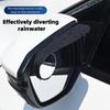 Car Rearview Rain Eyebrow Blind Spot Mirror Small Round Mirror 360 Degrees Parking Auxiliary Mirror Shield Accessories