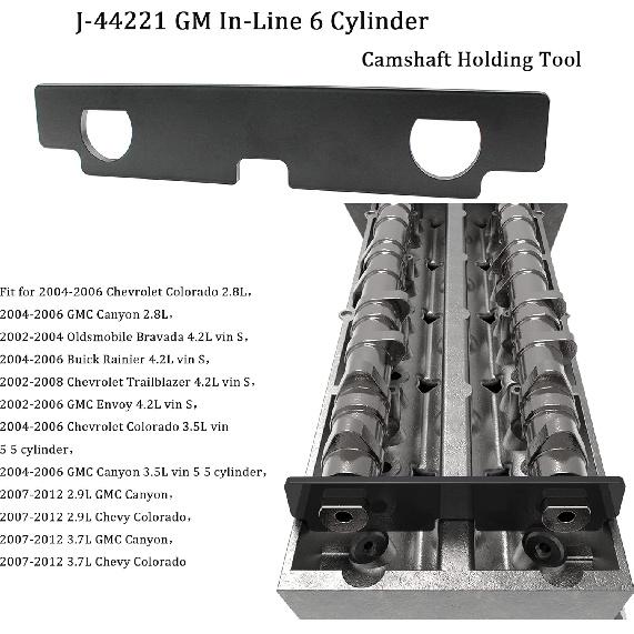 Camshaft Holding Tool Cam Holder Retaining Tool Replace for J-44221 GM In-line 6 Cylinder