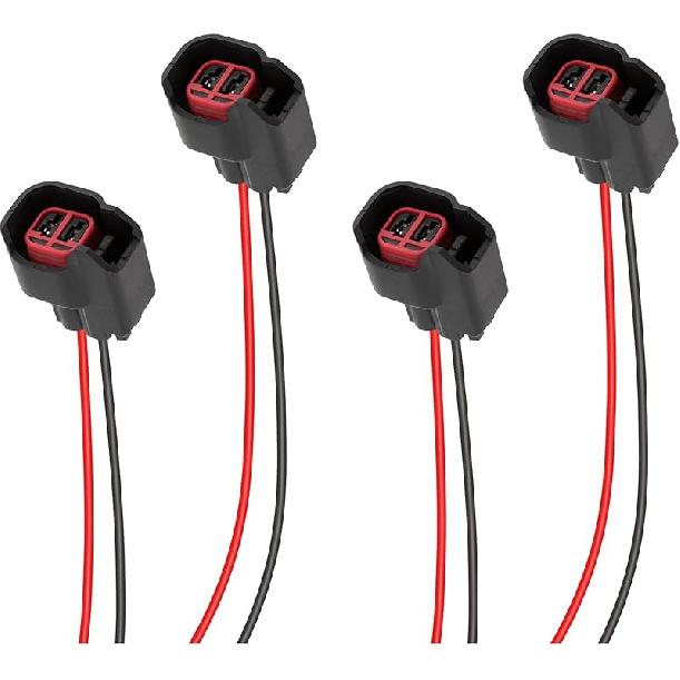 8 PCS Fuel Injector Connector Pigtail,Fuel Injectors Set Of 8 Replace OEM# 5013995AA,5161919AA,Car Accessories Fuel Injector Wiring Harness