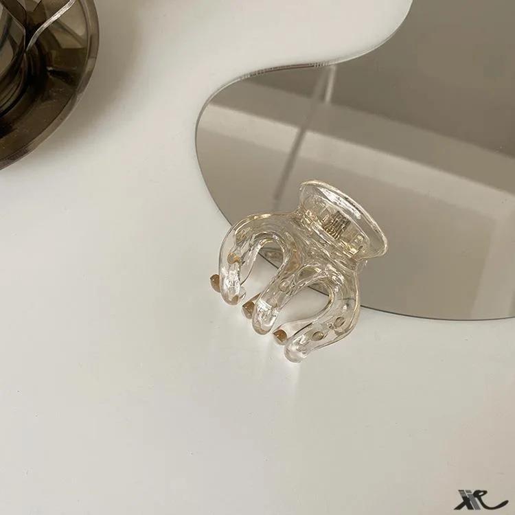 

Simplicity Pumpkin Hair Clip for Women French Ponytail Clip Elegant Hair pin Hair Accessories Plastic